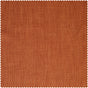 Desert Orange Textured Faux Linen Room Darkening Tie-Up Window Shade