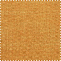 Close-up fabric swatch of a warm golden mustard textured faux linen featuring a rich woven texture and inviting earthy hue, perfect for adding warmth, character, and a bold designer-inspired touch to any space.