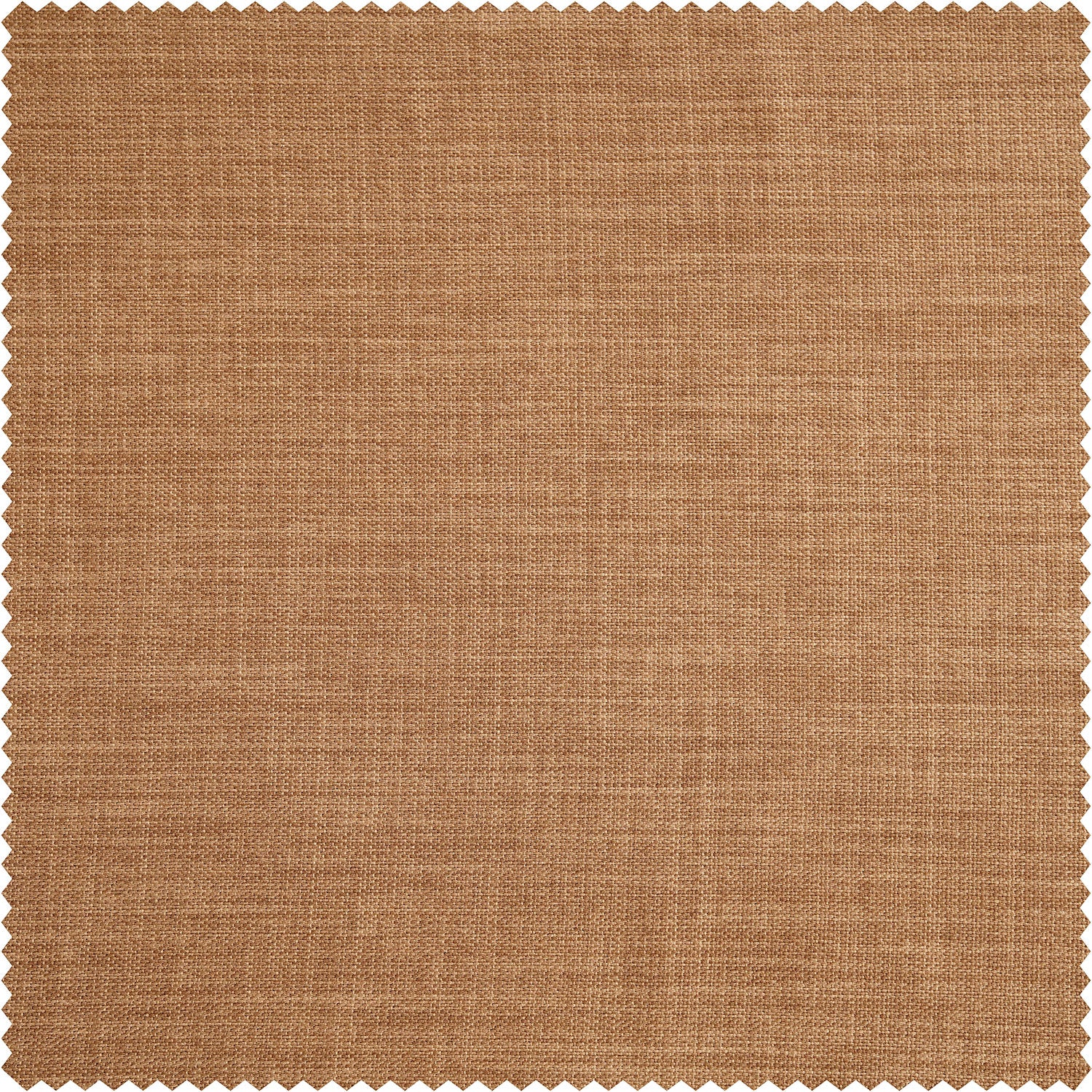 Butterscotch Textured Faux Linen Room Darkening Curtain