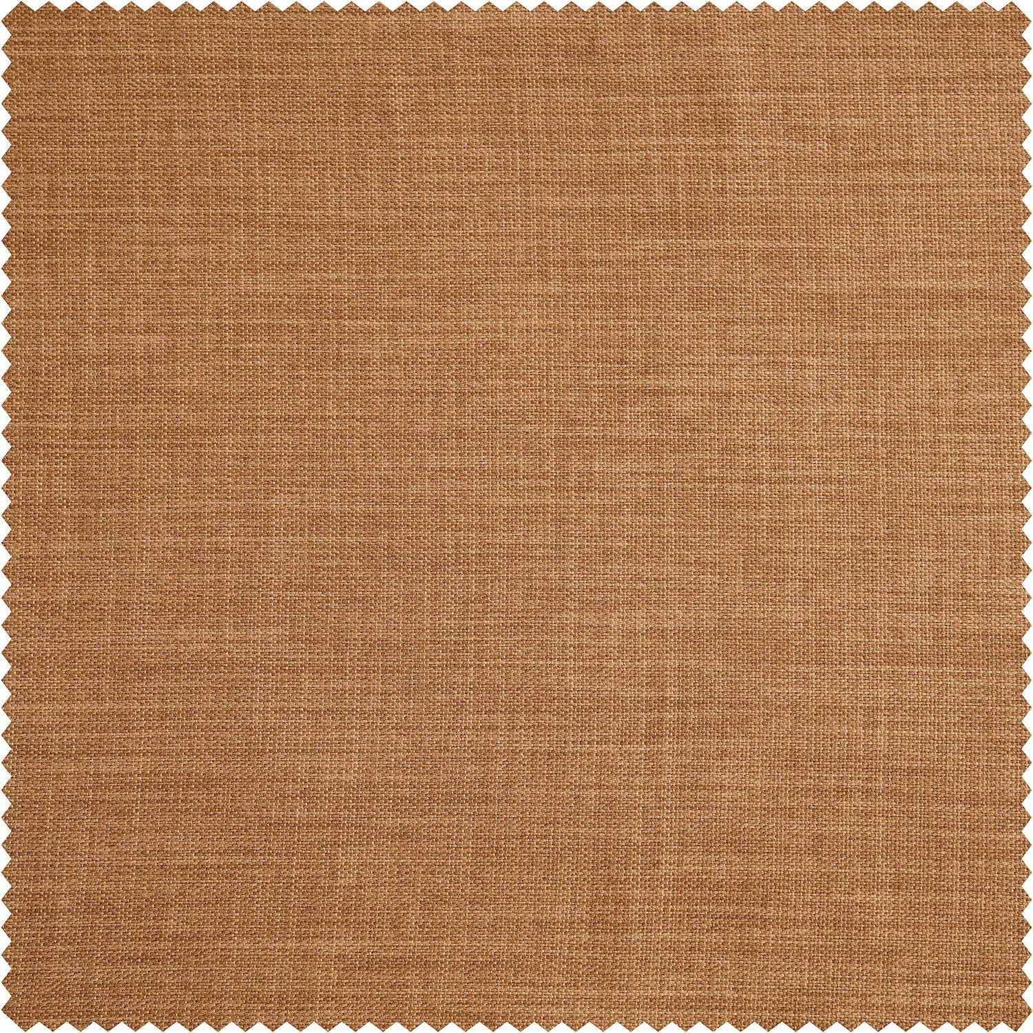 Butterscotch Textured Faux Linen Room Darkening Curtain
