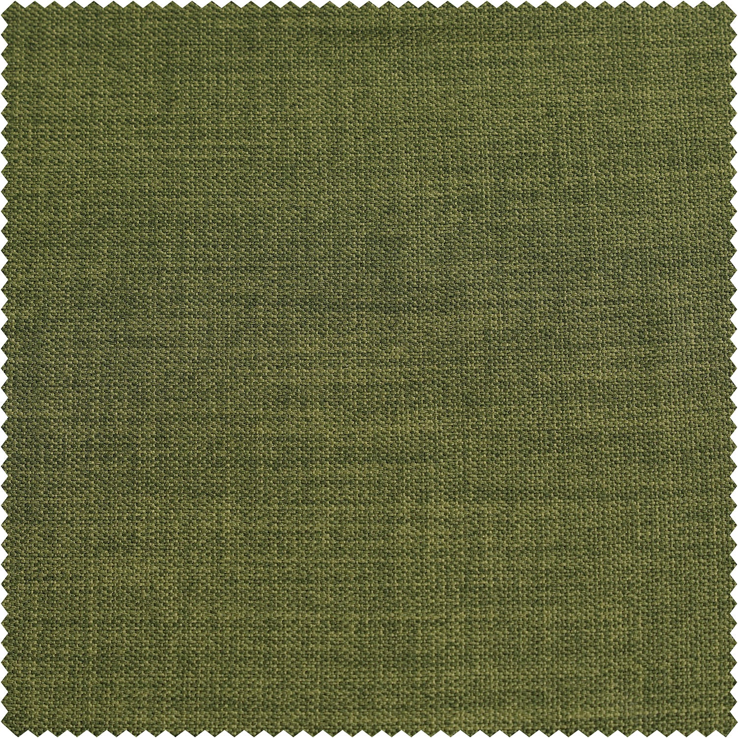 Tuscany Green Textured Faux Linen Room Darkening Curtain