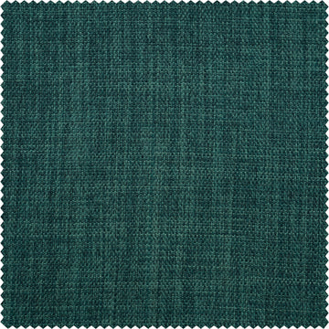 Slate Teal Textured Faux Linen Swatch