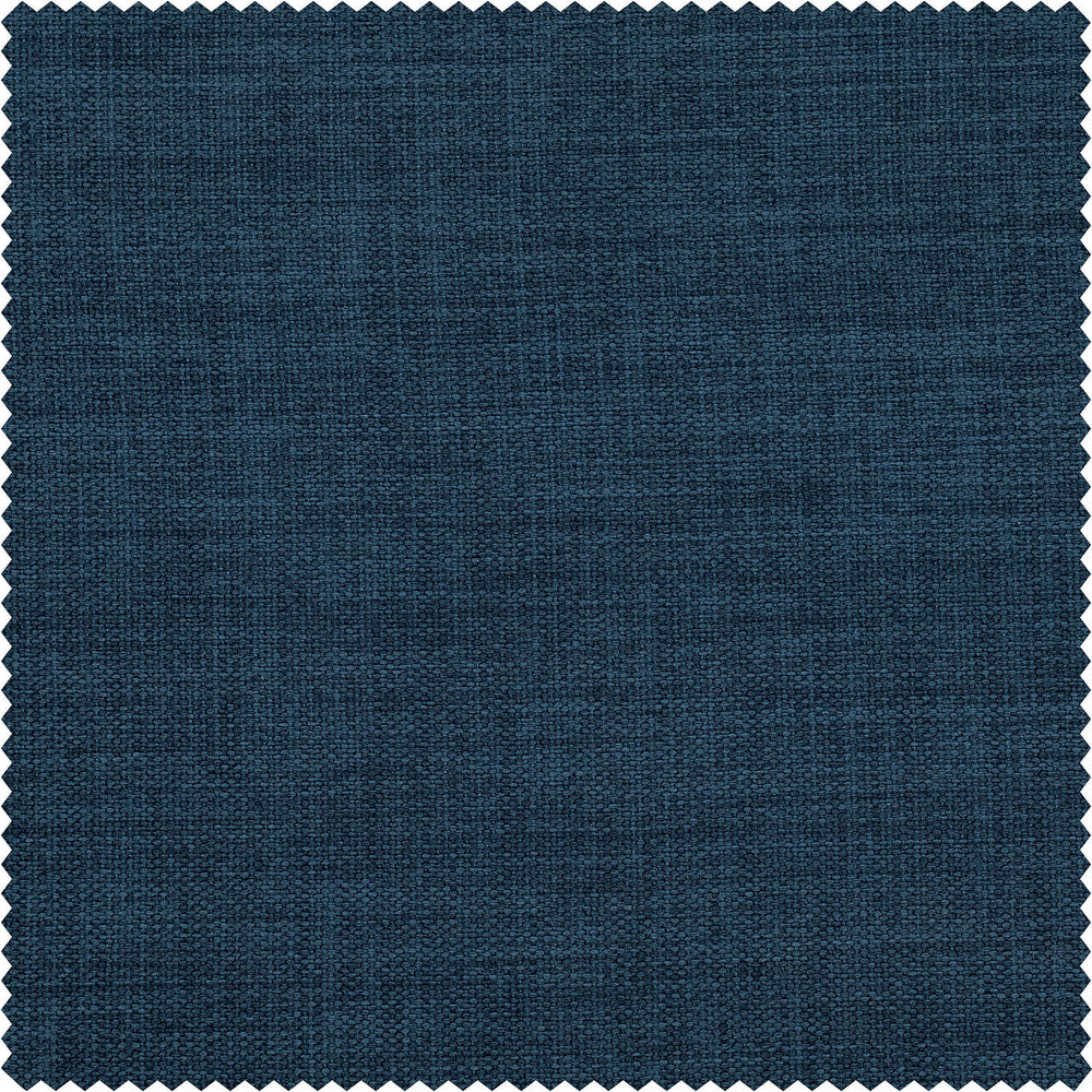 Indigo Textured Faux Linen Swatch