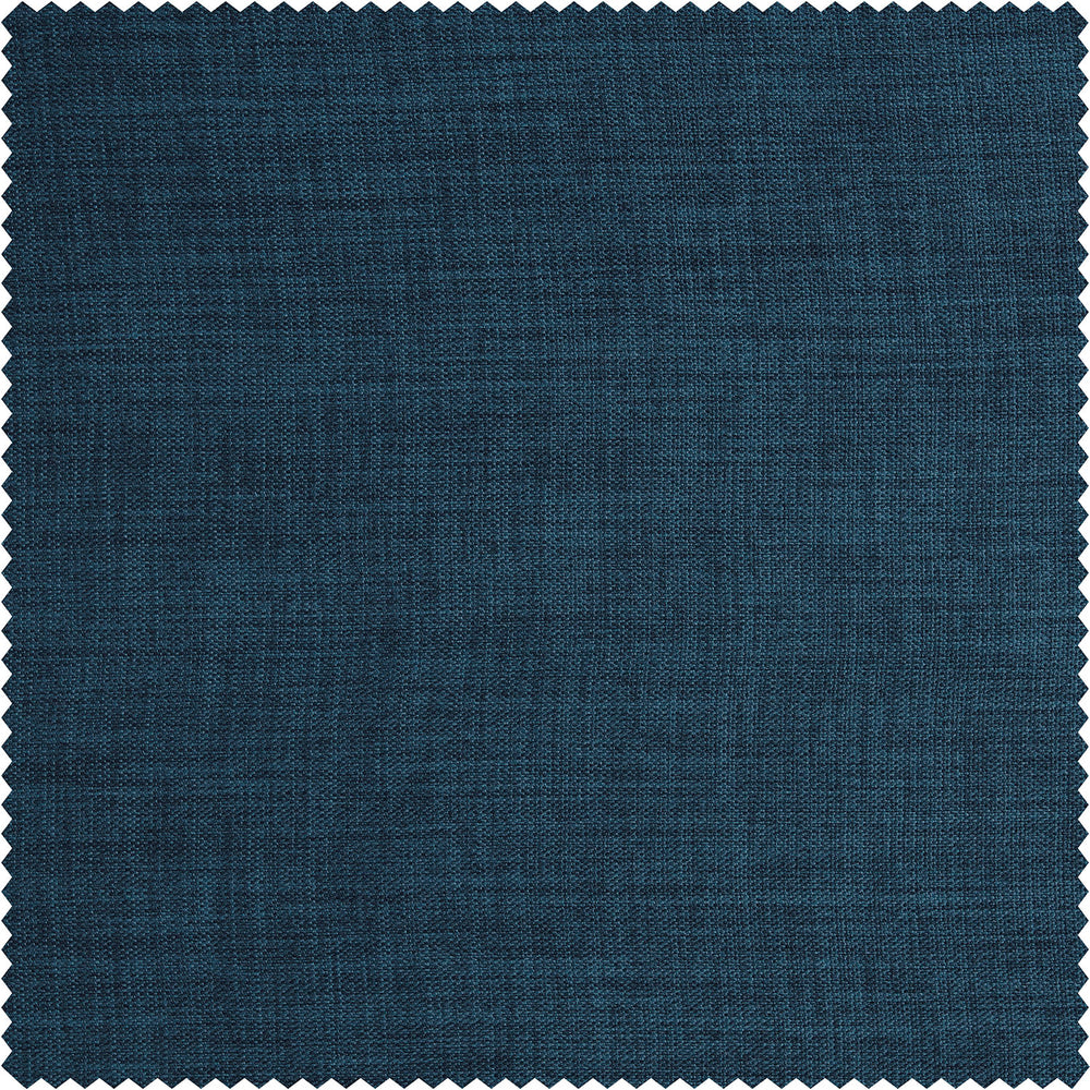 Indigo Textured Faux Linen Swatch