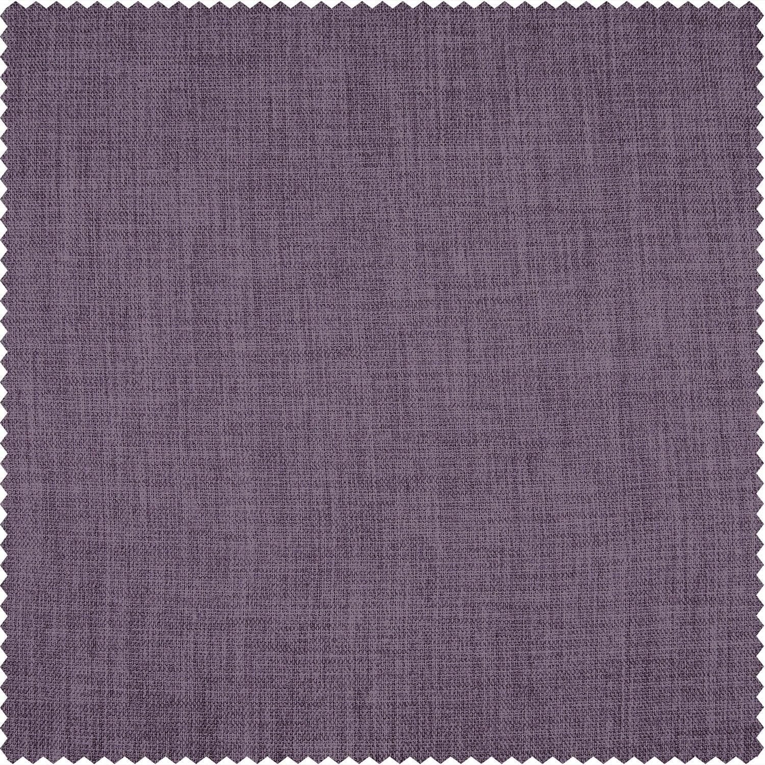 Iris Textured Faux Linen Room Darkening Curtain