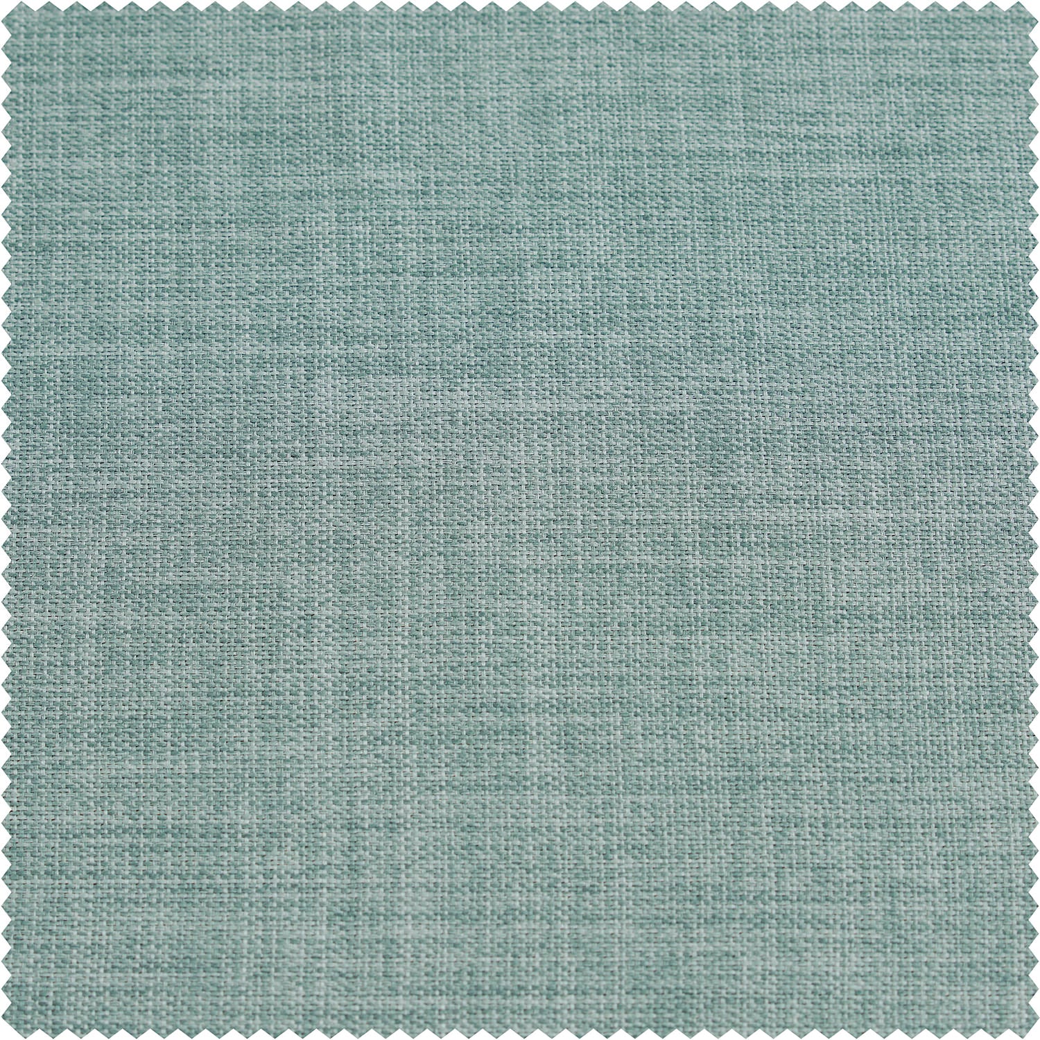 Sea Thistle Textured Faux Linen Custom Curtain