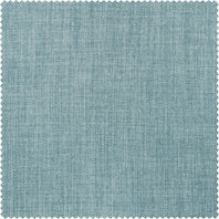 Sea Thistle Textured Faux Linen Swatch