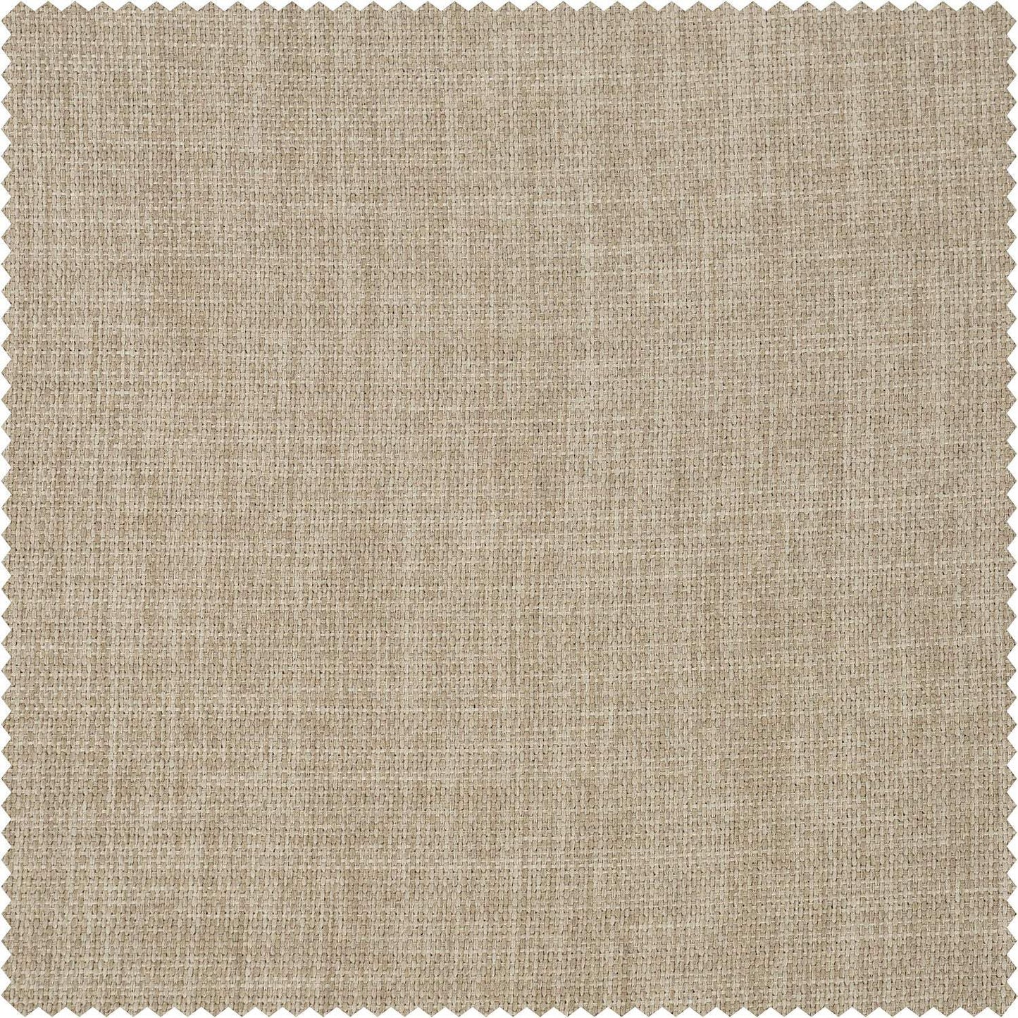 Nomad Tan Textured Faux Linen Custom Curtain