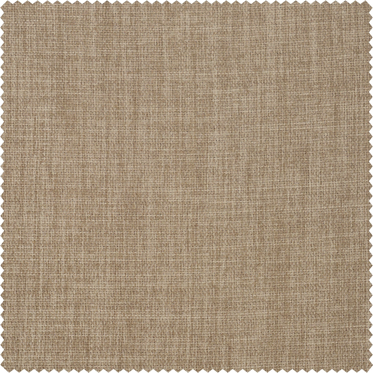 Nomad Tan Textured Faux Linen Custom Curtain