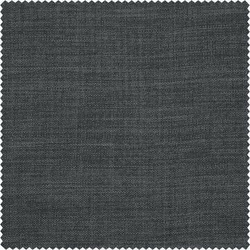 Dark Gravel Textured Faux Linen Swatch