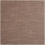 Dutch Cocoa Textured Faux Linen Room Darkening Tie-Up Window Shade