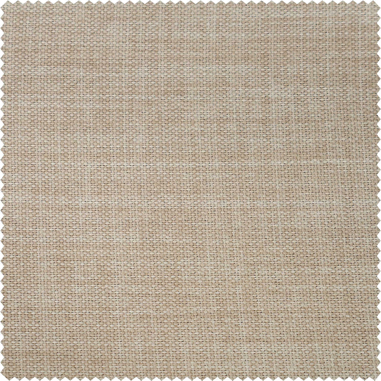 Thatched Tan Textured Faux Linen Custom Curtain