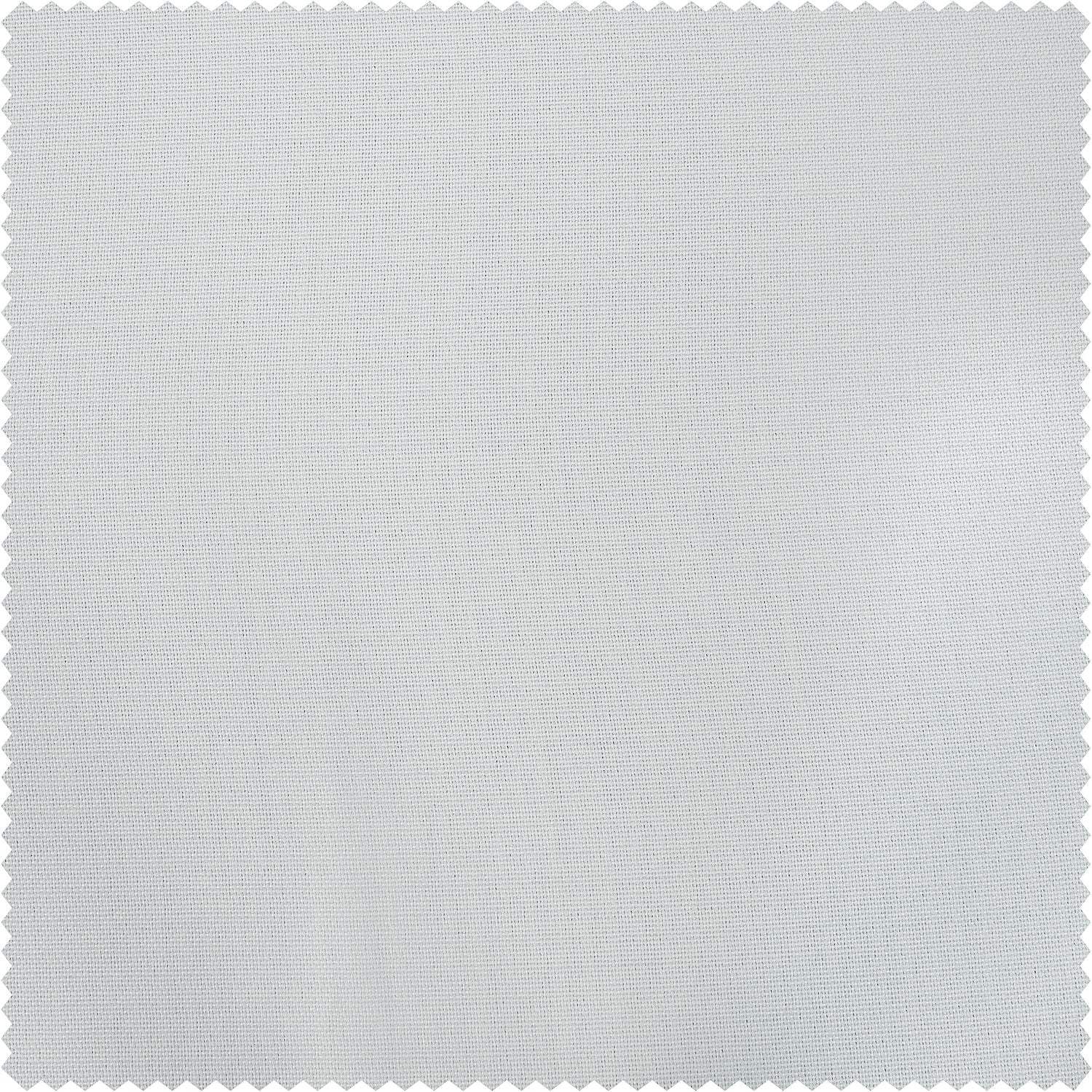 Oyster Mist Textured Faux Linen Custom Curtain