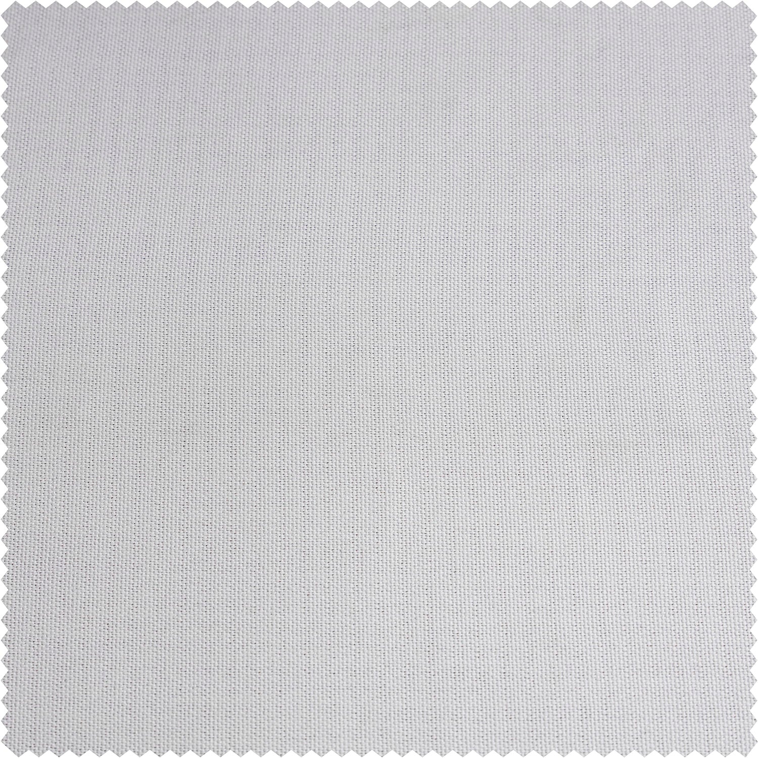 Oyster Extra Wide Textured Faux Linen Room Darkening Curtain