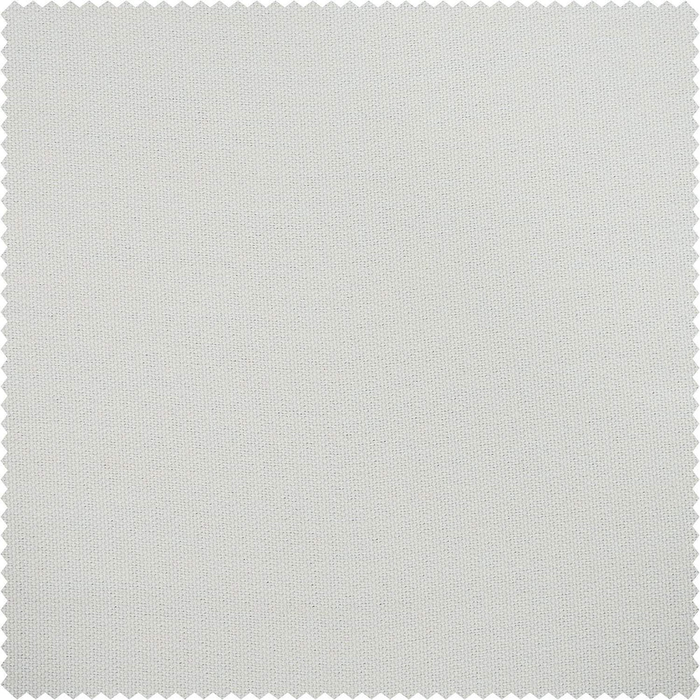 Birch Taupe Textured Faux Linen Custom Curtain