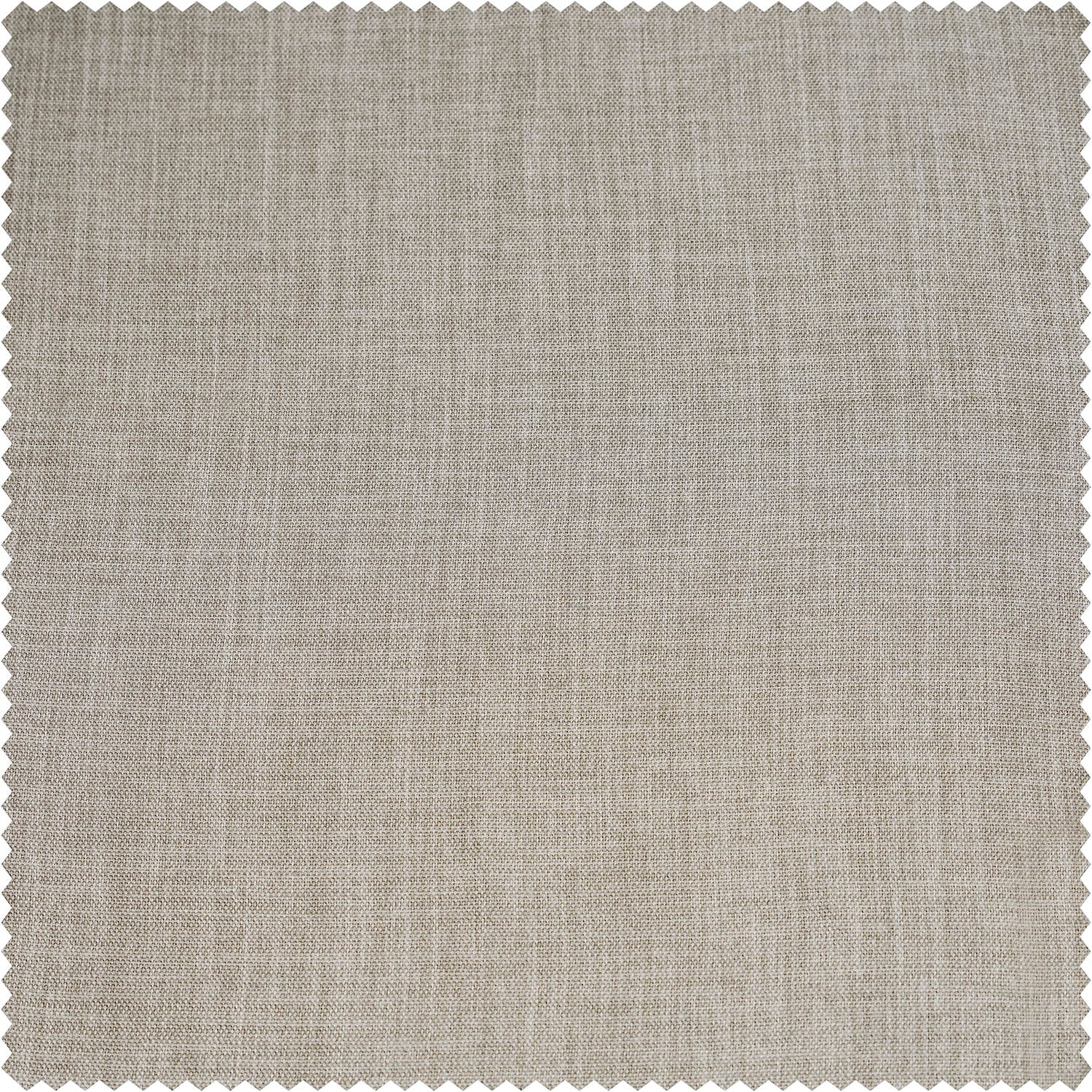 Oatmeal Textured Faux Linen Room Darkening Curtain