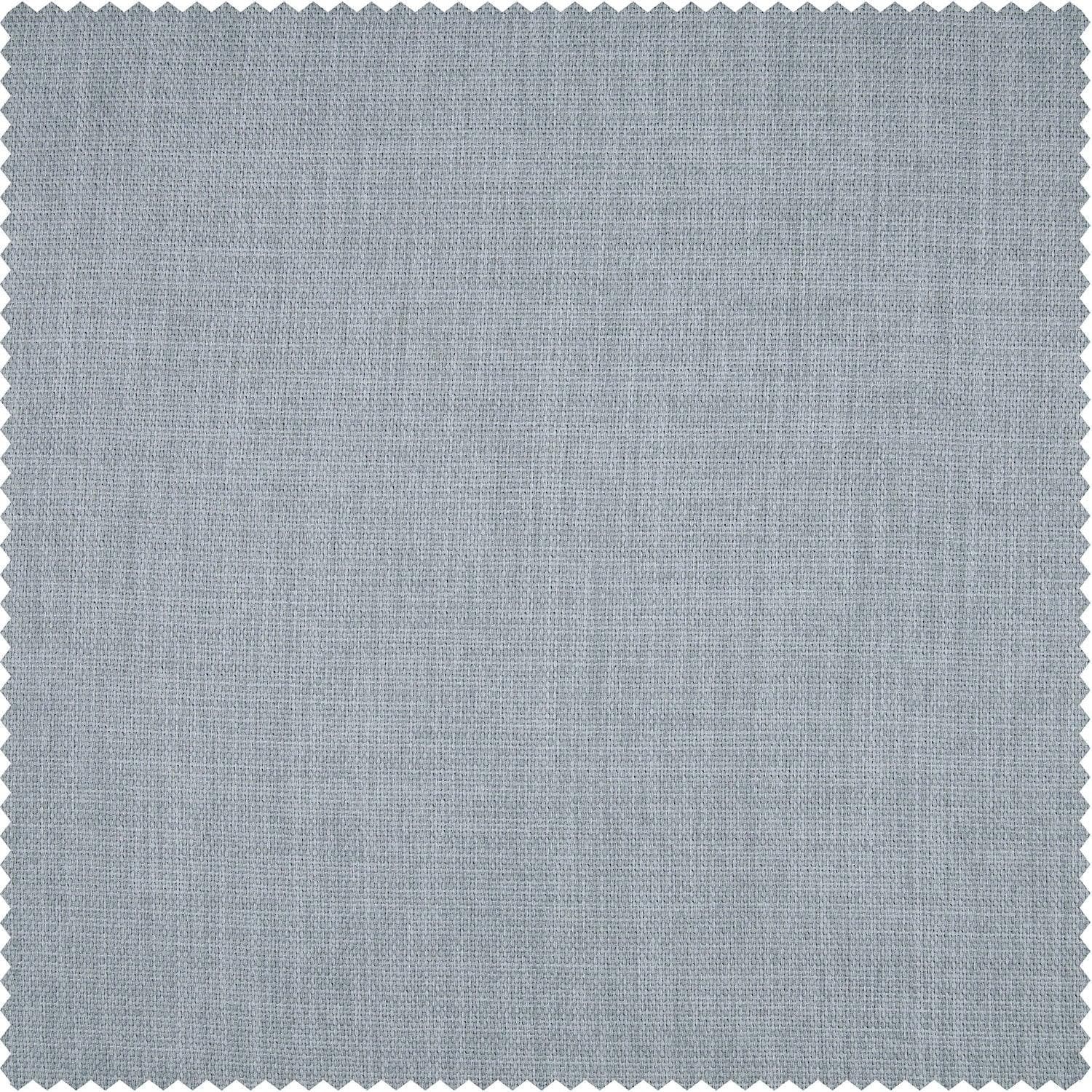 Heather Grey Textured Faux Linen Custom Curtain - HalfPriceDrapes.com