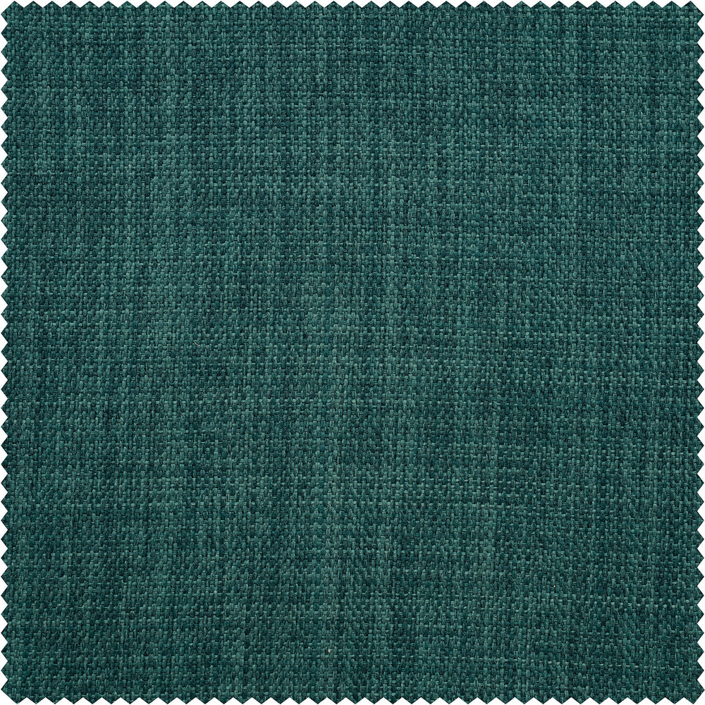Focal Green Textured Faux Linen Swatch