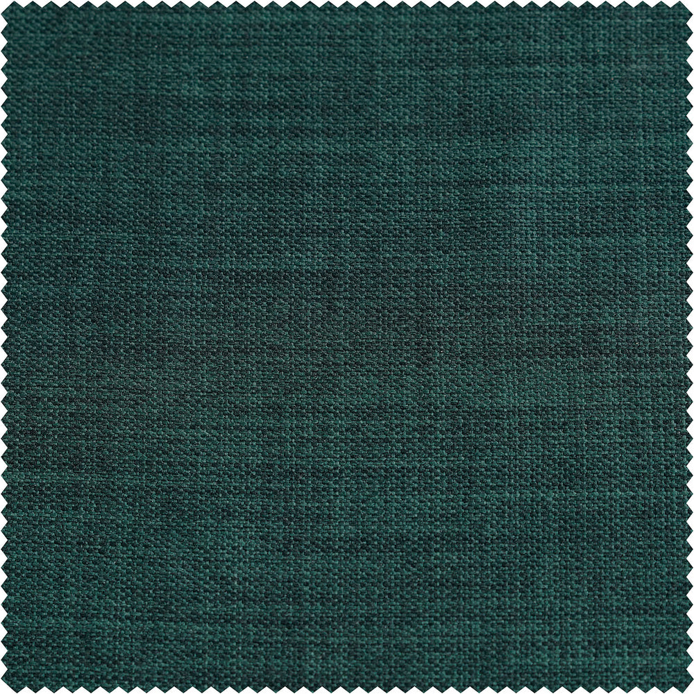 Focal Green Textured Faux Linen Swatch