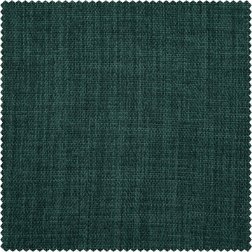 Focal Green Textured Faux Linen Swatch