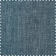 Reverie Blue Textured Faux Linen Swatch