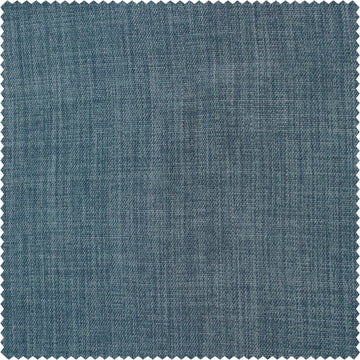 Reverie Blue Textured Faux Linen Swatch