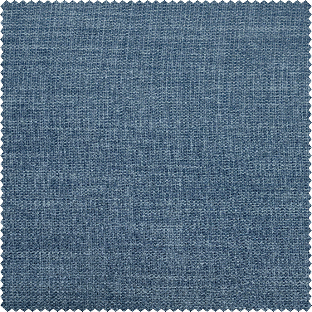 Reverie Blue Textured Faux Linen Swatch