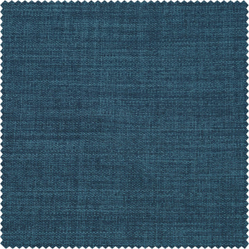 Story Blue Textured Faux Linen Swatch
