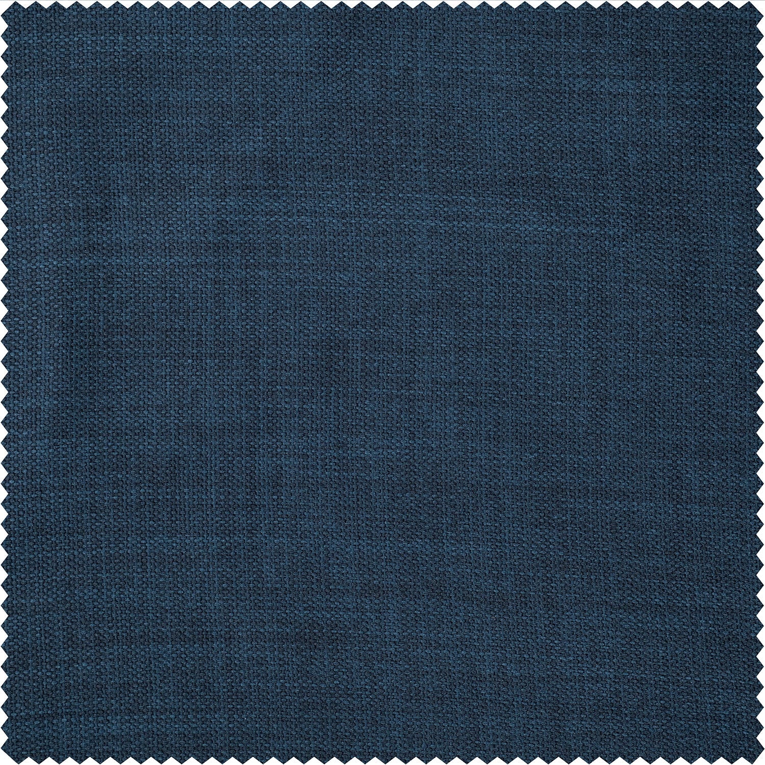 Nightfall Navy Textured Faux Linen Swatch