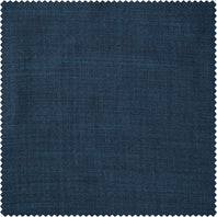 Nightfall Navy Textured Faux Linen Swatch