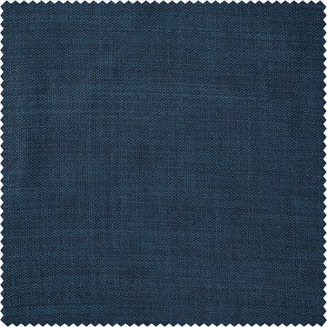 Nightfall Navy Textured Faux Linen Swatch