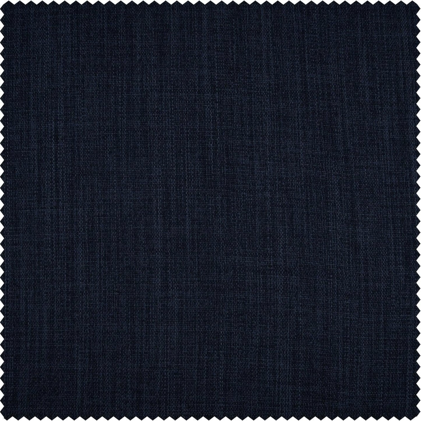 Nightfall Navy Textured Faux Linen Swatch - HalfPriceDrapes.com