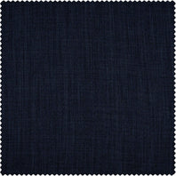 Nightfall Navy Textured Faux Linen Swatch - HalfPriceDrapes.com