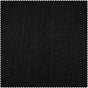 Essential Black Textured Faux Linen Roman Shade