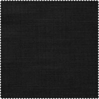Essential Black Textured Faux Linen Swatch