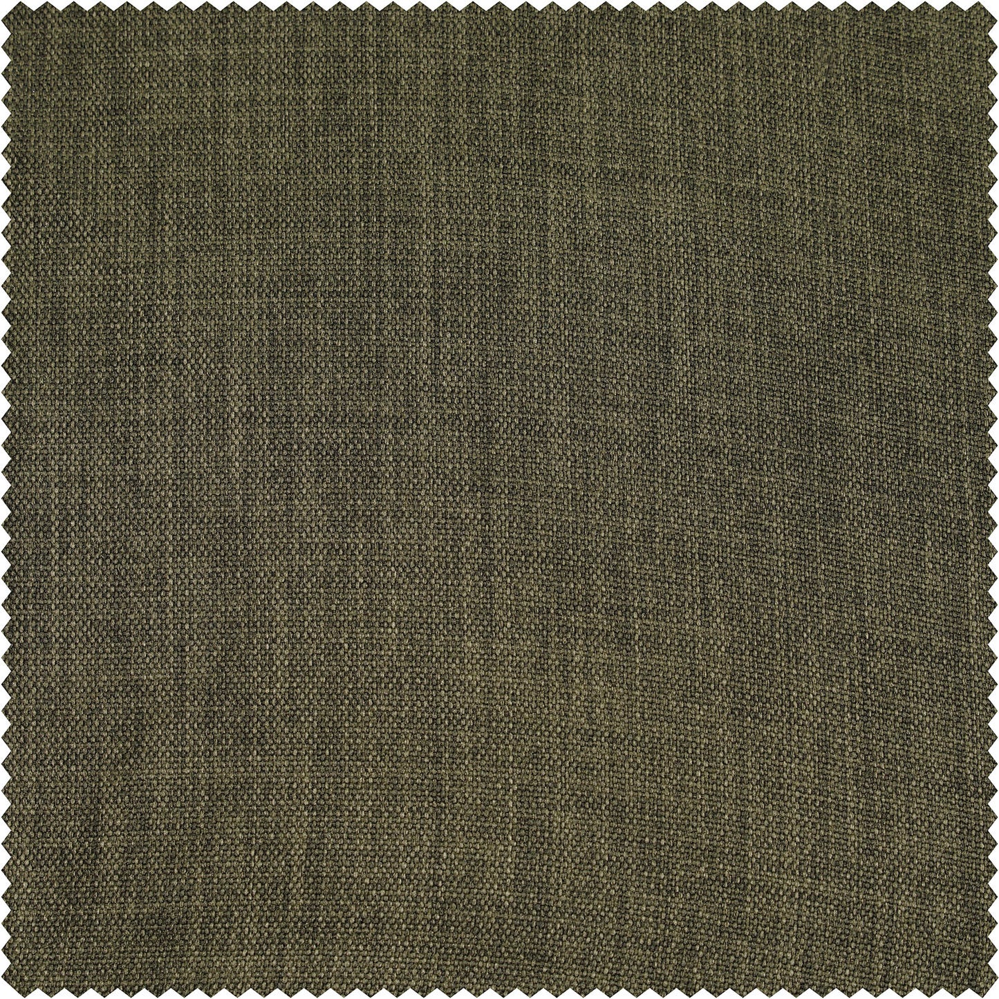 Khaki Green Textured Faux Linen Swatch
