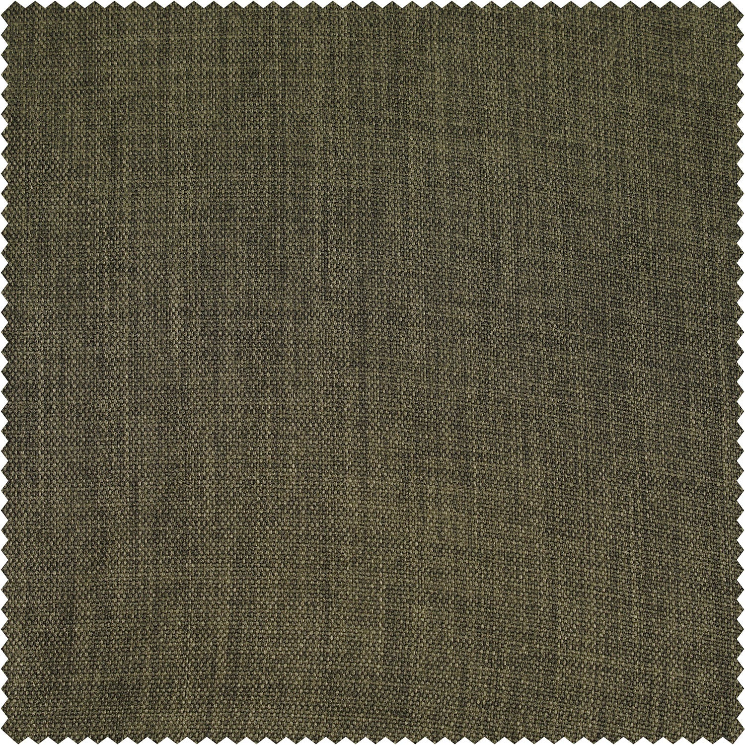 Khaki Green Textured Faux Linen Swatch