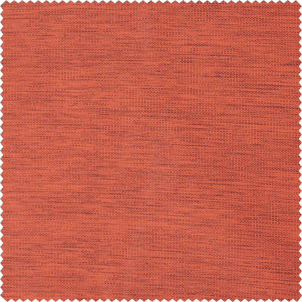 Persimmon Bellino Textured Faux Linen Custom Curtain