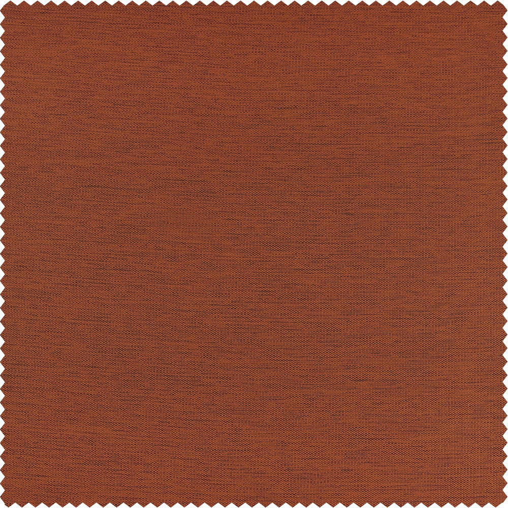 Persimmon Textured Bellino Custom Curtain