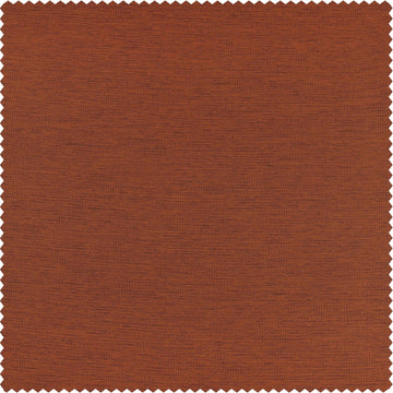 Persimmon Textured Bellino Custom Curtain