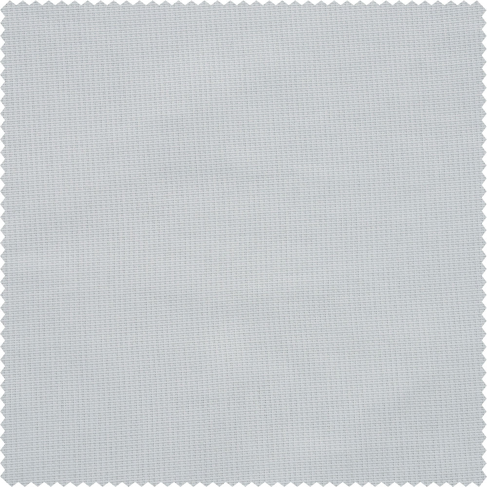 Mist White Bellino Textured Faux Linen Custom Curtain