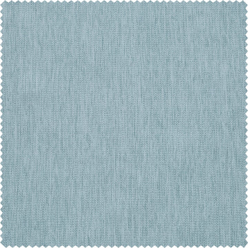Gulf Blue Bellino Textured Faux Linen Swatch
