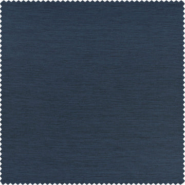 Wild Blue Textured Bellino Custom Curtain