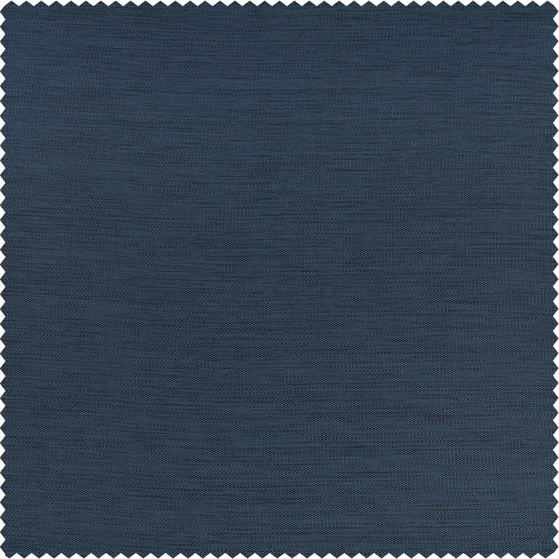 Wild Blue Textured Bellino Custom Curtain