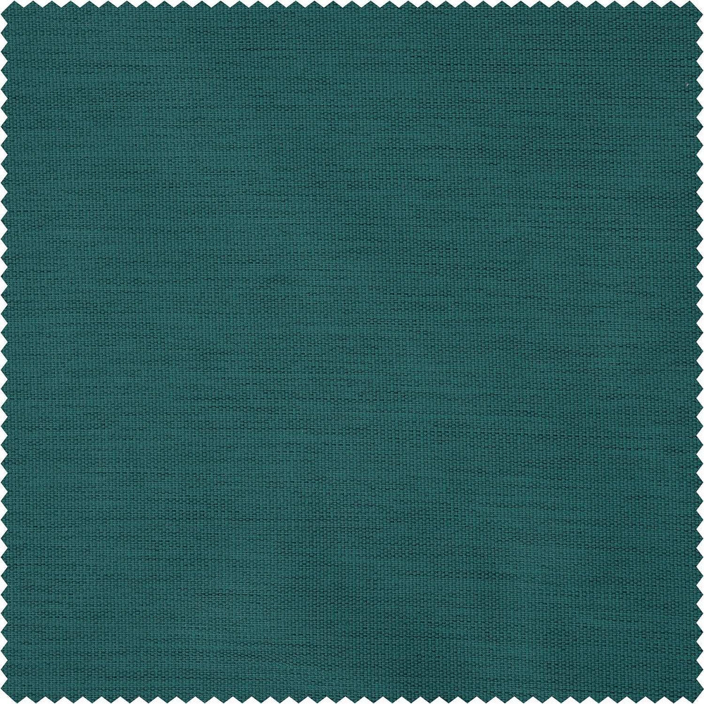 Bayberry Teal Green Bellino Textured Faux Linen Custom Curtain
