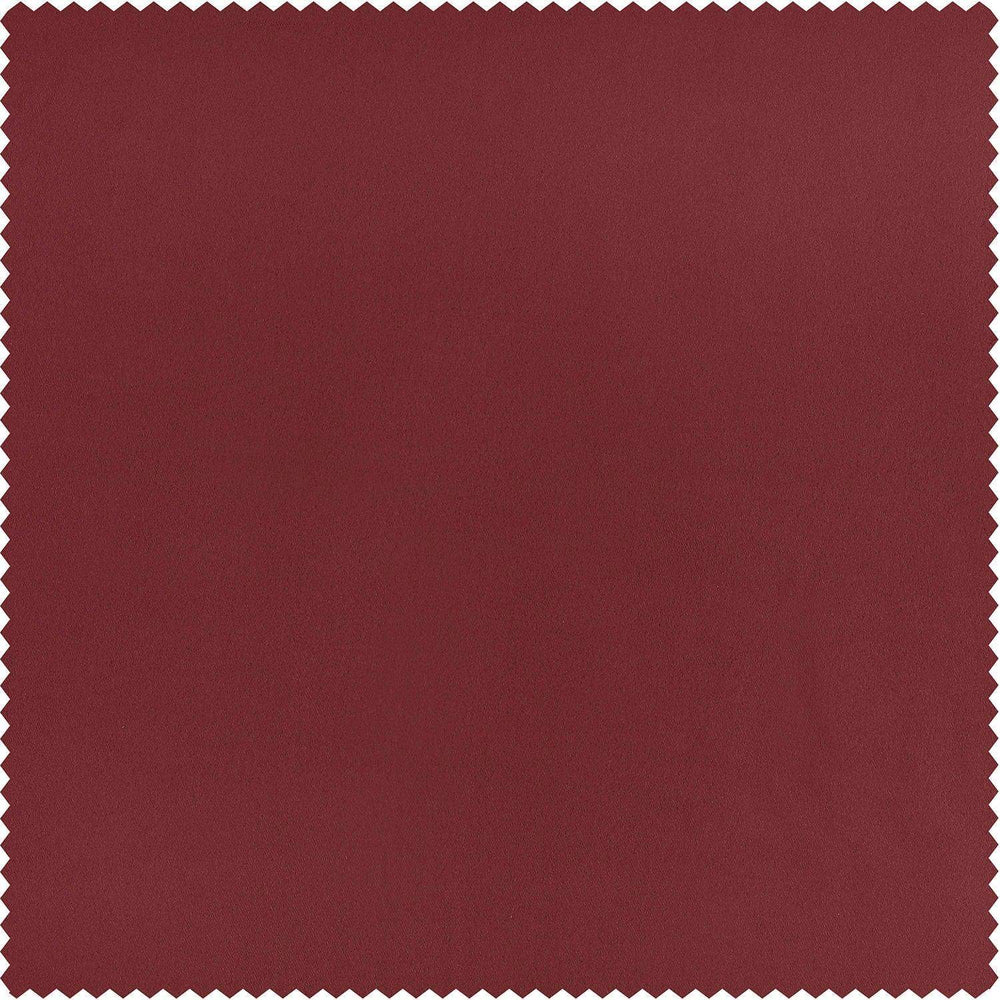 Brick Red Solid Polyester Swatch - HalfPriceDrapes.com