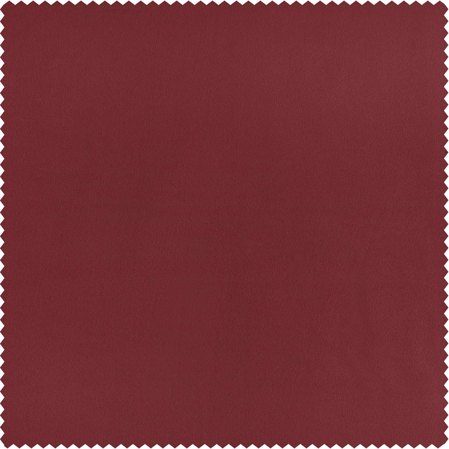 Brick Red Solid Polyester Swatch - HalfPriceDrapes.com