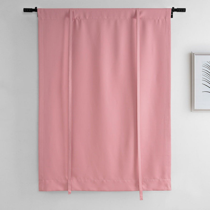 Precious Pink Tie-Up Window Shade - HalfPriceDrapes.com