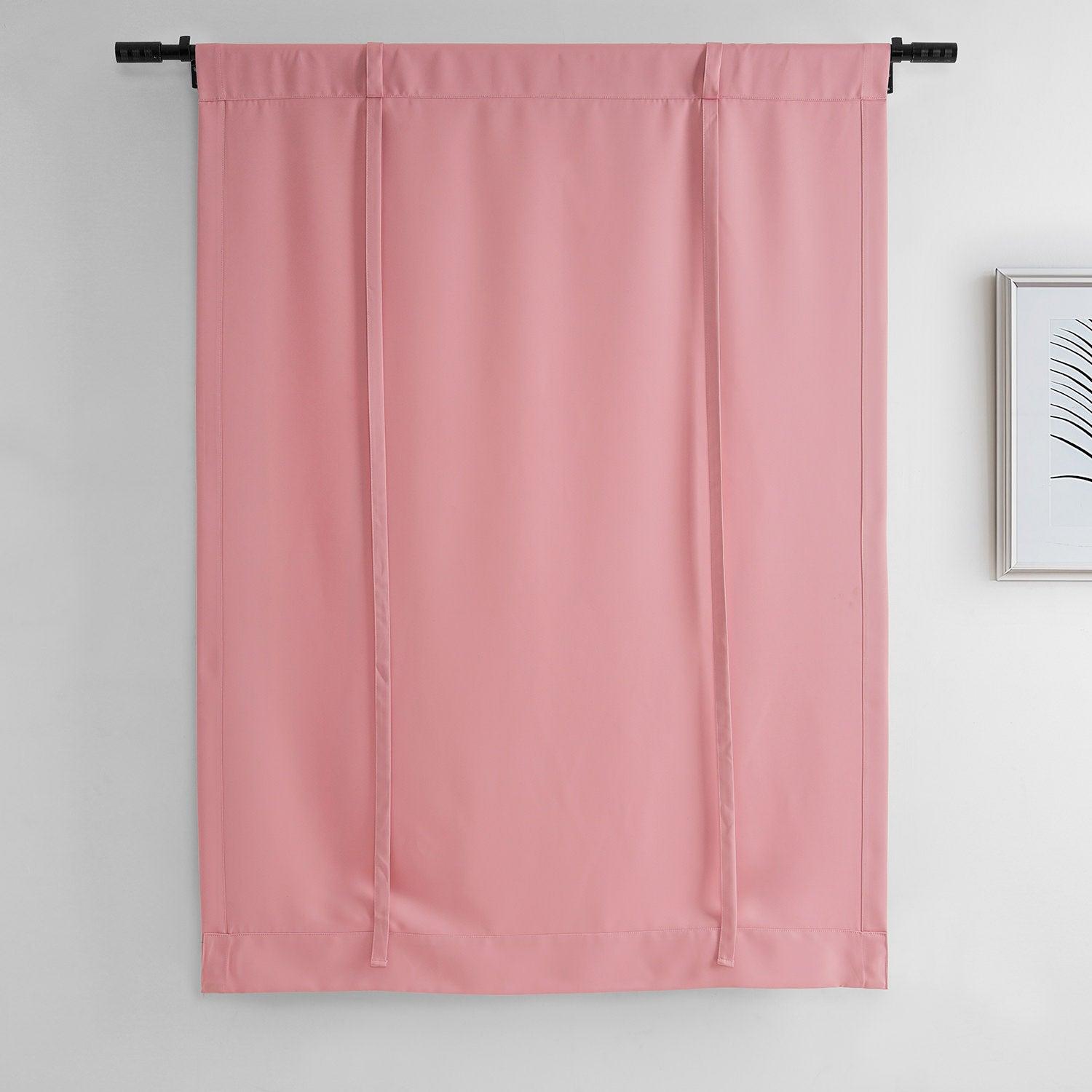 Precious Pink Tie-Up Window Shade - HalfPriceDrapes.com
