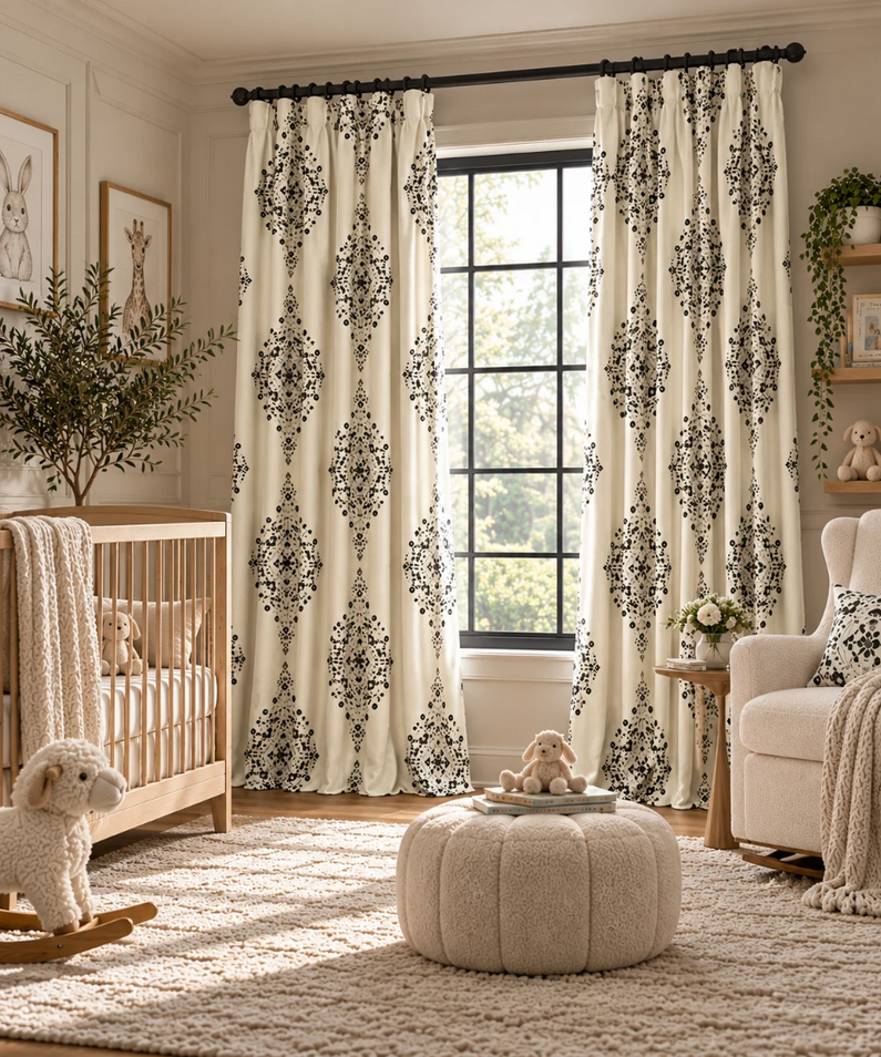 Custom Hook Belt Curtains & Drapes